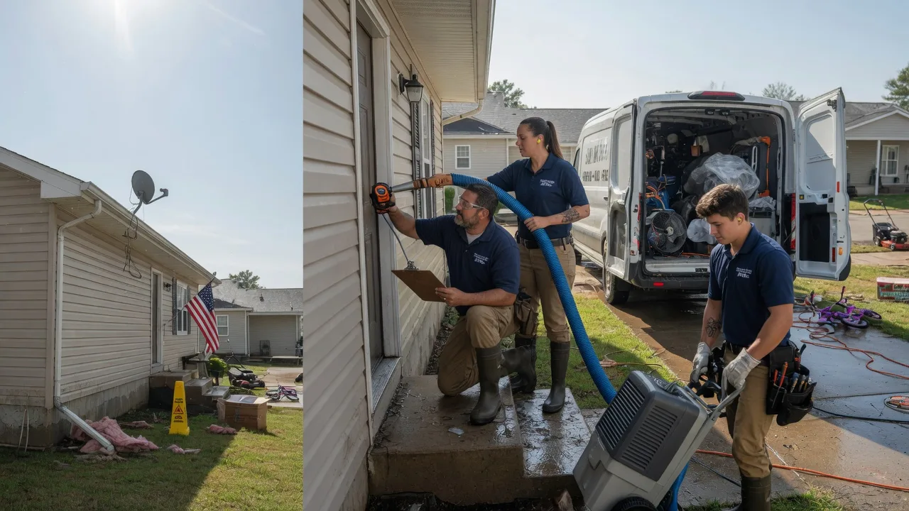 Ceiling Water Damage Restoration in Arkansas near me